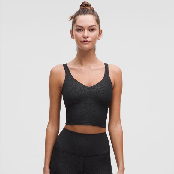 Black Embossed Lululemon Align Tank - Picture 2 of 2